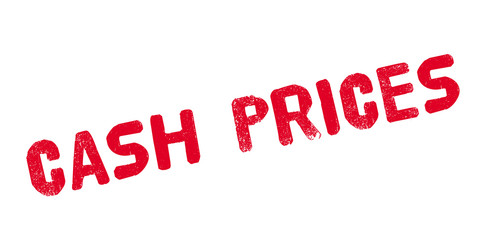 Cash Prices rubber stamp. Grunge design with dust scratches. Effects can be easily removed for a clean, crisp look. Color is easily changed.