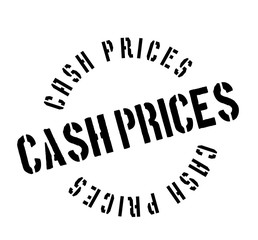 Cash Prices rubber stamp. Grunge design with dust scratches. Effects can be easily removed for a clean, crisp look. Color is easily changed.