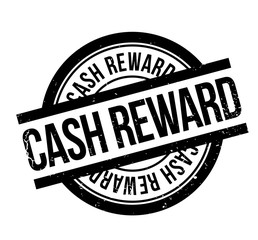 Cash Reward rubber stamp. Grunge design with dust scratches. Effects can be easily removed for a clean, crisp look. Color is easily changed.