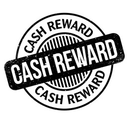 Cash Reward rubber stamp. Grunge design with dust scratches. Effects can be easily removed for a clean, crisp look. Color is easily changed.