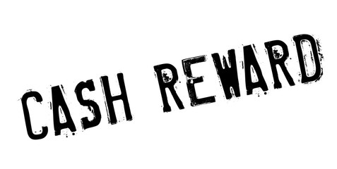 Cash Reward rubber stamp. Grunge design with dust scratches. Effects can be easily removed for a clean, crisp look. Color is easily changed.