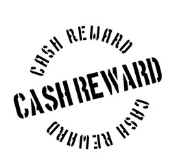 Cash Reward rubber stamp. Grunge design with dust scratches. Effects can be easily removed for a clean, crisp look. Color is easily changed.