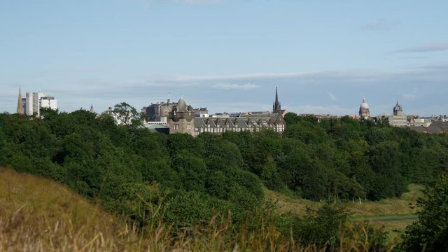 Edinburgh Scotland view from Holyrood Park