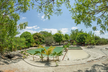 piscina de agua natural villavieja Huila desierto de la tatacoa