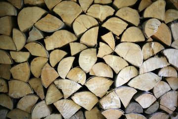 Fototapeta premium Firewood background.