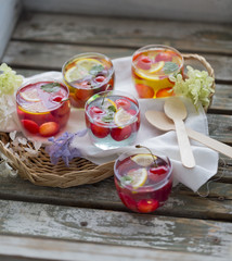 さくらんぼのゼリー