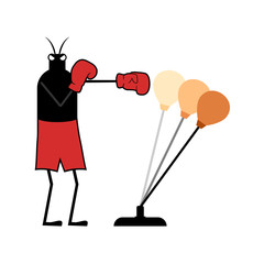 Boxer insect illustration © RATOCA