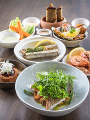 Mix of Seafood Set Menu fresh