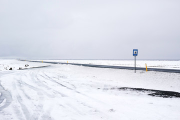 Iceland Highways In Winter