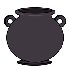 saint patrick cauldron icon vector illustration design
