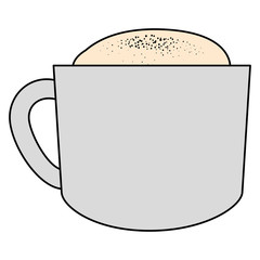 coffee cup isolated icon vector illustration design