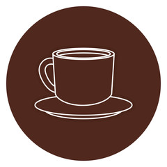 coffee cup isolated icon vector illustration design