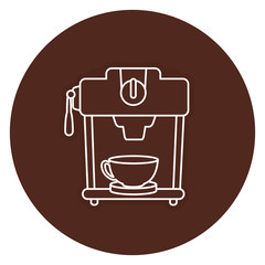 coffee machine isolated icon vector illustration design