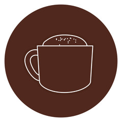 coffee cup isolated icon vector illustration design