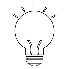 bulb light isolated icon vector illustration design
