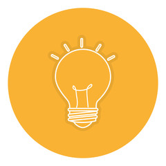 bulb light isolated icon vector illustration design