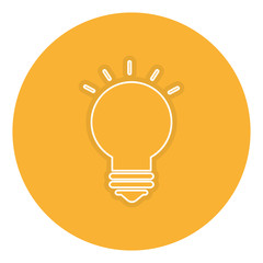 bulb light isolated icon vector illustration design