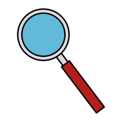magnifying glass isolated icon vector illustration design