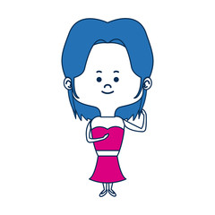 adorable bride lovely marriage cartoon vector illustration