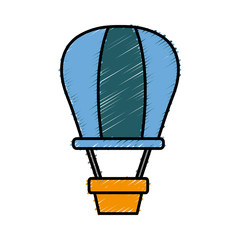 hot air balloon icon