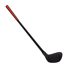 golf stick club icon vector illustration design