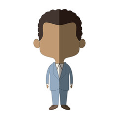 young happy groom man wear suit married vector illustration