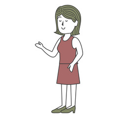 beautiful woman avatar character vector illustration design