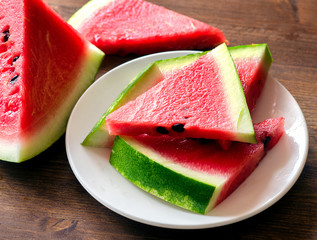 Slices of watermelon