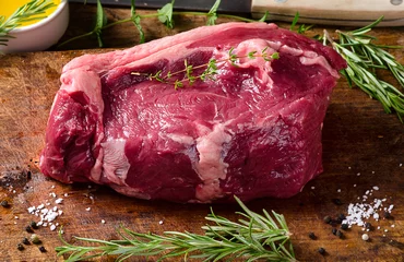 Keuken spatwand met foto Dry Aged Entrecote Steak © bit24