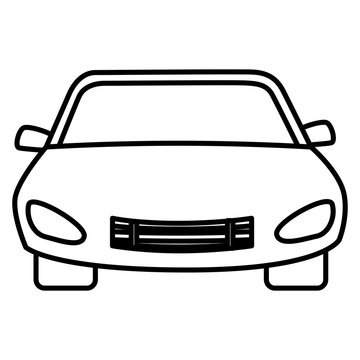 car vehicle isolated icon vector illustration design