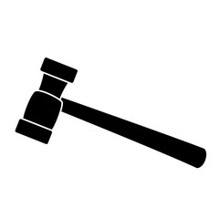 hammer tool isolated icon vector illustration design