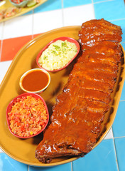 delicious BBQ with sauce