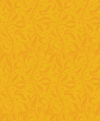 Materiał do szycia Subtle Yellow floral seamless pattern