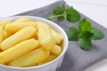 potato cones or gnocci