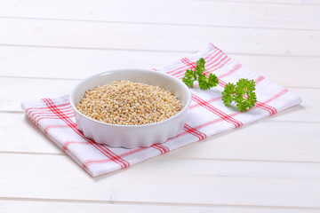 grains of pearl barley