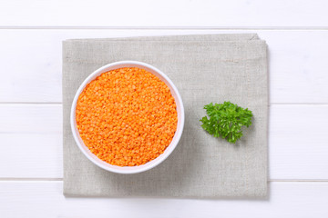peeled red lentils