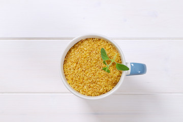 dry wheat bulgur