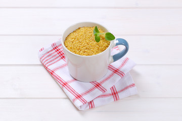 dry wheat bulgur