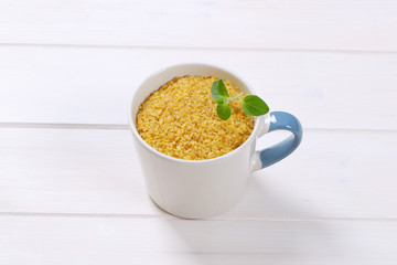 dry wheat bulgur