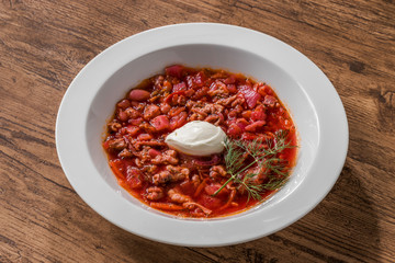 ボルシチ　ロシア料理　Borscht Russian cuisine