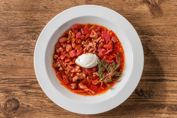 ボルシチ　ロシア料理　Borscht Russian cuisine