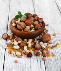 different types of nuts