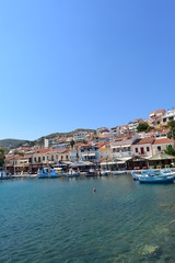 Fototapeta na wymiar Yachthafen Pythagorio auf Samos in der Ostägäis - Griechenland 