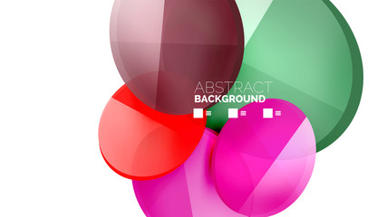 Modern geometric presentation background
