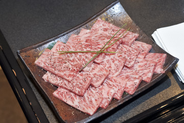 高級霜降り牛肉