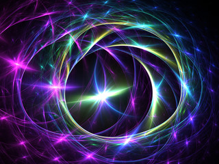 Abstract fractal background