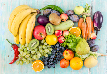 Fruits and vegetables
