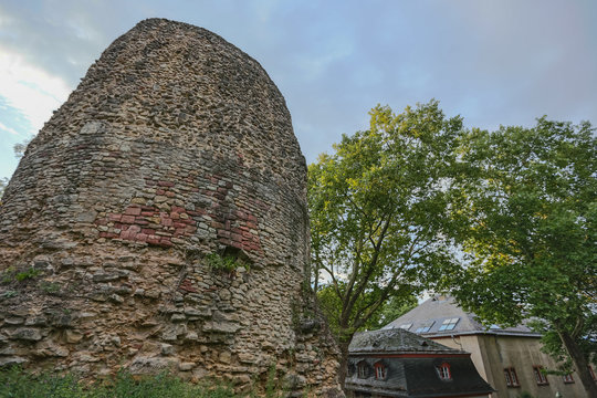 Drususstein auf der Zitadelle in Mainz
