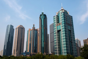 Fototapeta na wymiar Shanghai financial centre