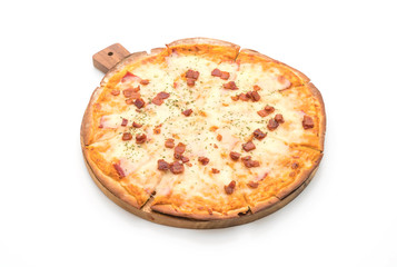 bacon and cheese pizza
